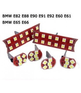 KIT LED INTERNO PLAFONIERA BMW E82 E88 E90 E91 E92 E60 E61 E65 E