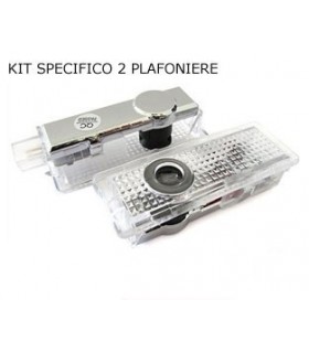 COPPIA PLAFONIERA PORTIERA PROIETTORE LOGO BMW E60 E61 E63 E65 E66