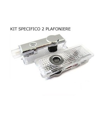COPPIA PLAFONIERA PORTIERA PROIETTORE LOGO BMW E60 E61 E63 E65 E66