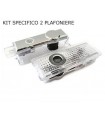 COPPIA PLAFONIERA PORTIERA PROIETTORE LOGO BMW E60 E61 E63 E65 E66