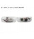 COPPIA PLAFONIERA PORTIERA PROIETTORE LOGO LED VW GOLF POLO PASSAT