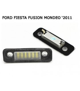COPPIA PLAFONIERA TARGA LED NO ERRORE FORD FIESTA FUSION MONDEO 2011