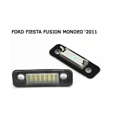 COPPIA PLAFONIERA TARGA LED NO ERRORE FORD FIESTA FUSION MONDEO 2011