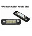 COPPIA PLAFONIERA TARGA LED NO ERRORE FORD FIESTA FUSION MONDEO 2011