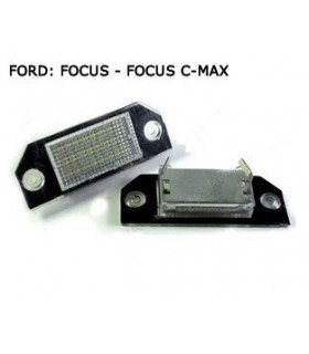 COPPIA PLAFONIERA TARGA LED NO ERRORE FORD FOCUS C-MAX