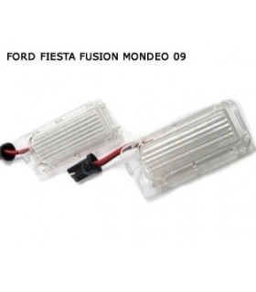 COPPIA PLAFONIERA TARGA LED NO ERRORE FORD FOCUS FIESTA MONDEO FUSION