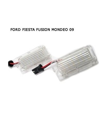 COPPIA PLAFONIERA TARGA LED NO ERRORE FORD FOCUS FIESTA MONDEO FUSION