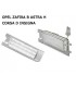 COPPIA PLAFONIERA TARGA LED NO ERRORE OPEL ZAFIRA B ASTRA H CORSA D INS