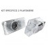 COPPIA PLAFONIERA PORTIERA PROIETTORE LOGO LED S-LINE A4 A5 A6
