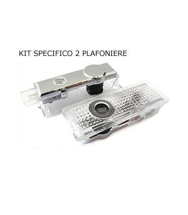 COPPIA PLAFONIERA PORTIERA PROIETTORE LOGO M POWER SERIE BMWE60 E61 E63 E65 E66