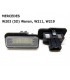 COPPIA PLAFONIERA TARGA LED NO ERRORE MERCEDES W219 W211 W203 D5