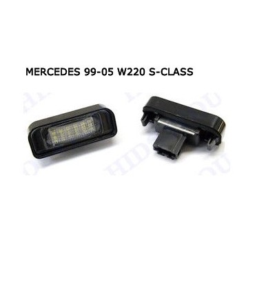 COPPIA PLAFONIERA TARGA LED NO ERRORE MERCEDES MERCEDES MERCEDES 99-05 W220