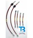 KIT TUBI FRENO IN TRECCIA AERONAUTICA ALFA ROMEO STELVIO/GIULIA