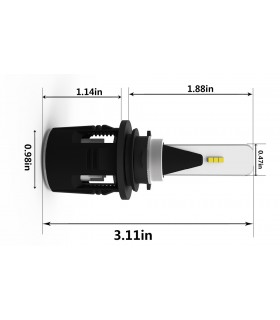 B-SIX PRO KIT LED CSP Y11 12-24V 7200 LUMEN 48W