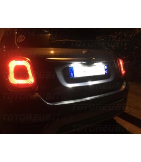 PLAFONIERE TARGA LED SPECIFICHE FIAT 500X CANBUS