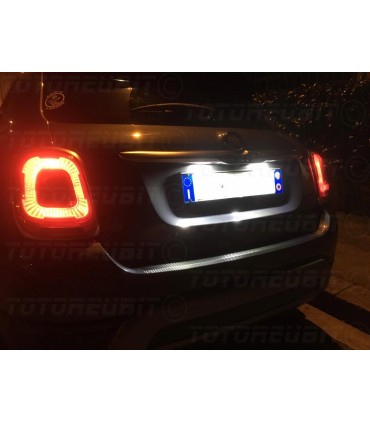 PLAFONIERE TARGA LED SPECIFICHE FIAT 500X CANBUS