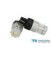 Lampada Led T20 7443 W21/5W 12 Smd 3020 Bianco Super Luminoso Luci Diurne