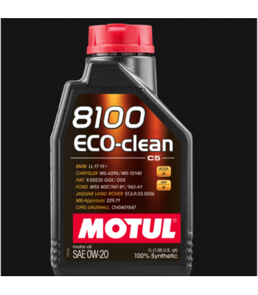 OLIO MOTORE MOTUL 8100 ECO-CLEAN 0W-20