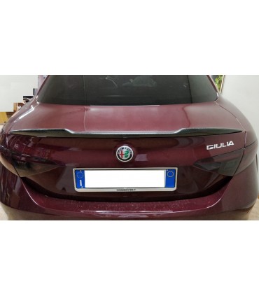 SPOILER VERO CARBONIO  ALFA ROMEO GIULIA