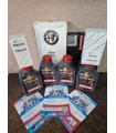 Kit tagliando con filtri originali e olio Motul 0w20 per Alfa Romeo Giulia 2.2 turbodiesel