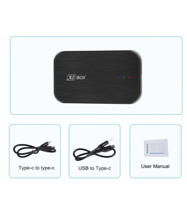 Android Auto Apple Carplay Ai Box 2+32G Wireless Senza Fili