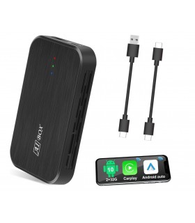 Android Auto Apple Carplay Ai Box 2+32G Wireless Senza Fili