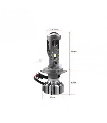 KIT LED ALTA POTENZA CON LENTICOLARE INTEGRATO