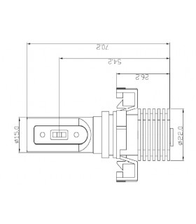 KIT LED DIURNE JEEP COMPASS - NO ERROR - SUPER CAMBUS - PSX24W