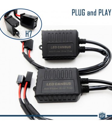 FILTRI 100% CAMBUS  ANTI-FLICKER PER LAMPADE LED H7/ H11