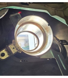 Coppia di terminali scarico Tonale con mostrina
