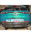Coppia di terminali scarico Tonale con mostrina
