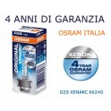 LAMPADA SINGOLA D2S OSRAM XENARC ORIGINAL 66240