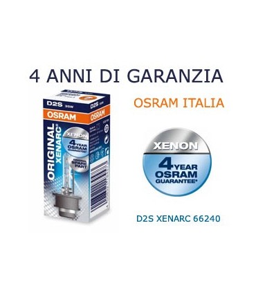LAMPADA SINGOLA D2S OSRAM XENARC ORIGINAL 66240