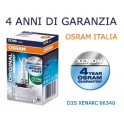 LAMPADA SINGOLA D3S OSRAM XENARC ORIGINAL 66340