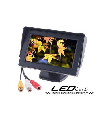 MONITOR UNIVERSALE x TELECAMERA SENSORE PARCHEGGIO