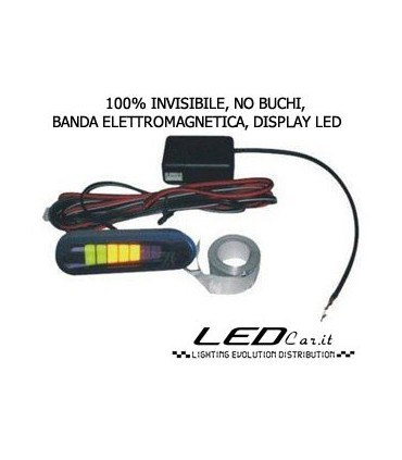 SENSORE PARCHEGGIO 4 SENSORI DIPLAY BEEP
