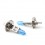 COPPIA LAMPADE H1 100W XENON VISION LUCE BIANCO PURO 4500K