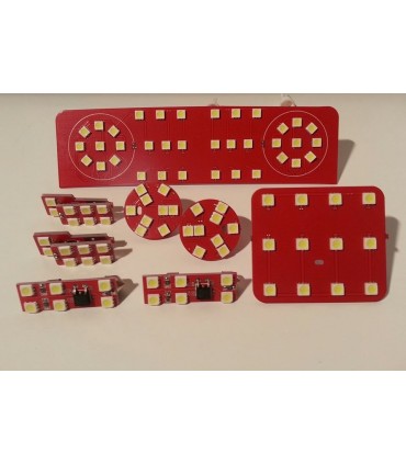 KIT LED INTERNO PLAFONIERA AUDI A2 A3 A4 A5 A6 A8 Q5 Q7 PASSAT