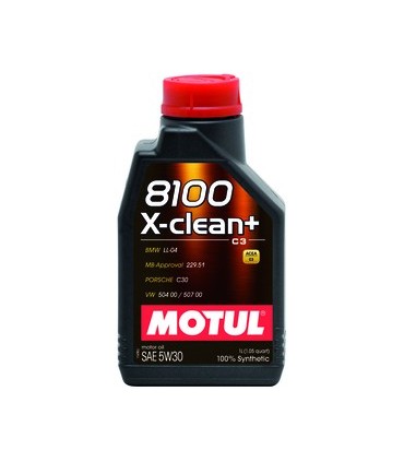 OLIO MOTORE MOTUL 8100 X-clean+ 5W30 VW 504 00 / 507 00 - 229.51 - BMW LL-04