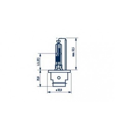LAMPADA SINGOLA D2R OSRAM XENARC CLASSIC 66240