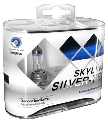 COPPIA H1 PEGASUS SKYLINE SILVER-TEC +100 % Light