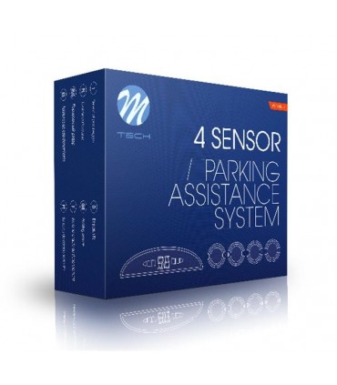 MTECH  4 SENSORI PARCHEGGIO DISPLAY BEEP - NERO