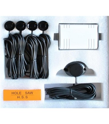 MTECH  4 SENSORI PARCHEGGIO DISPLAY BEEP - BIANCO