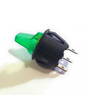 INTERRUTTORE ON OFF SWITCH LED BLU