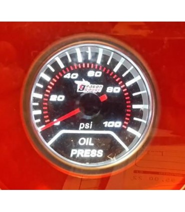 MANOMETRO PRESSIONE 52MM TURBO BOOST