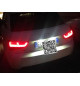 PLAFONIERA TARGA LED NO ERRORE AUDI TT Q5 A4 A5 S5 PASSAT
