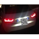 PLAFONIERA TARGA LED NO ERRORE AUDI TT Q5 A4 A5 S5 PASSAT