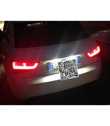 PLAFONIERA TARGA LED NO ERRORE AUDI TT Q5 A4 A5 S5 PASSAT