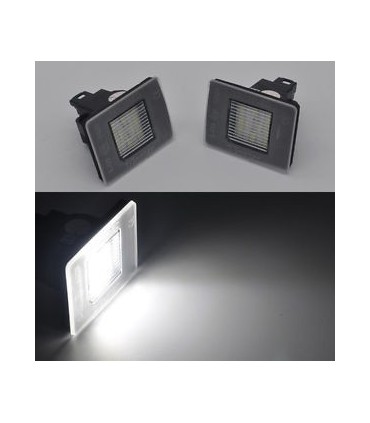 COPPIA PLAFONIERA PORTIERA PROIETTORE LOGO LED MERCEDES R171 R199