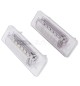 COPPIA PLAFONIERA TARGA LED NO ERRORE MERCEDES MERCEDES MERCEDES W203 4D Sedan